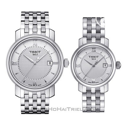 Làm quà tặng với đồng hồ cặp đôi cao cấp, chính hãng Tissot - Ảnh: 3