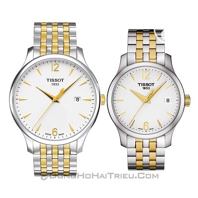 Làm quà tặng với đồng hồ cặp đôi cao cấp, chính hãng Tissot - Ảnh: 8
