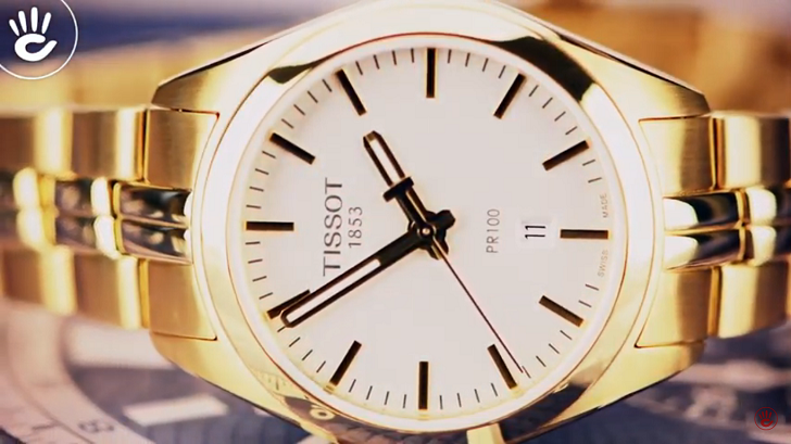 Hình 5 Review Tissot T101.210.33.031.00 Vàng Kim Chống Nước 10 ATM