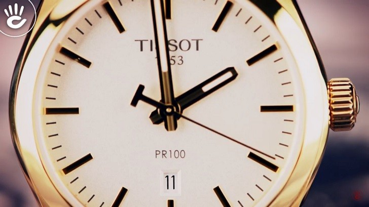 Hình 6 Review Tissot T101.210.33.031.00 Vàng Kim Chống Nước 10 ATM
