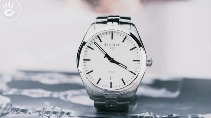 Tissot Pr 100 T101.410.11.031.00 - Nam - Quartz (Pin) - Chống nước 10 ATM - Mặt số 39mm 7 Đồng hồ Tissot Pr 100 T101.410.11.031.00 chính hãng 100% - Ảnh 1
