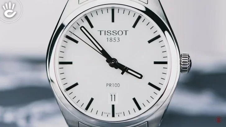 Tissot Pr 100 T101.410.11.031.00 - Nam - Quartz (Pin) - Chống nước 10 ATM - Mặt số 39mm 8 Đồng hồ Tissot Pr 100 T101.410.11.031.00 chính hãng 100% - Ảnh 2