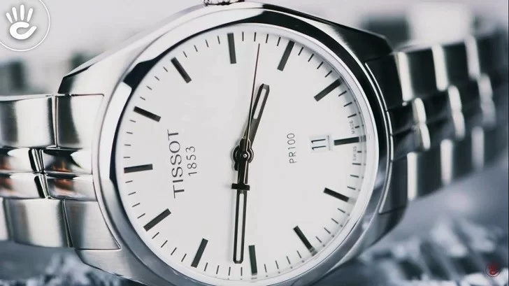 Tissot Pr 100 T101.410.11.031.00 - Nam - Quartz (Pin) - Chống nước 10 ATM - Mặt số 39mm 11 Đồng hồ Tissot Pr 100 T101.410.11.031.00 chính hãng 100% - Ảnh 5