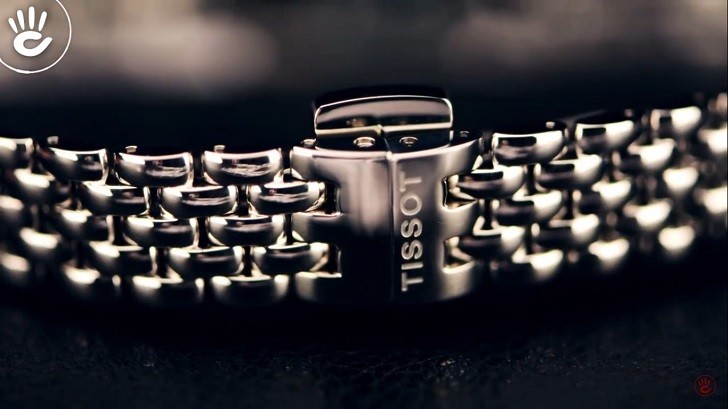 Review Tissot T058.009.11.031.00 Siêu Mỏng Dây Đeo Dạng Lắc Hình 4