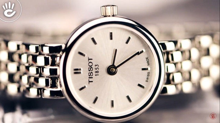 Review Tissot T058.009.11.031.00 Siêu Mỏng Dây Đeo Dạng Lắc Hình 5