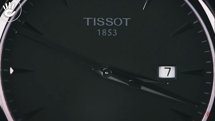 Hình 3 Review Tissot T063.610.11.067.00 Siêu Mỏng Mặt Số Than Đen