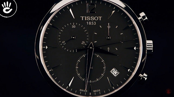 TISSOT T063.617.11.067.00 5 Hình 1 Review Tissot T063.617.11.067.00 T-Classic Chronograph