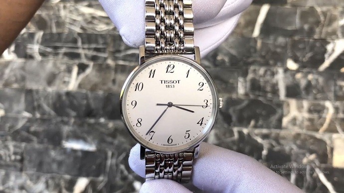 Tissot Everytime T109.410.11.032.00 - Nam - Quartz (Pin) - Chống nước 3 ATM - Mặt số 38mm 4 Đồng hồ Tissot T109.410.11.032.00 sở hữu thiết kế đơn giản - Ảnh 1