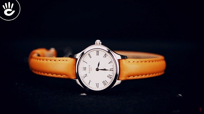 TISSOT T103.110.16.033.00 11 Đồng hồ nữ Tissot T103.110.16.033.00 có mặt số oval độc đáo - Ảnh 4