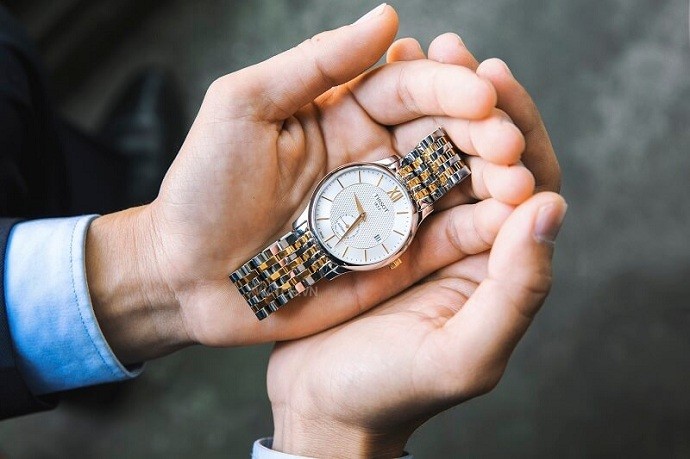 Đồng hồ TISSOT T063.428.22.038.00 dây kim loại cho nam giới - Ảnh 2