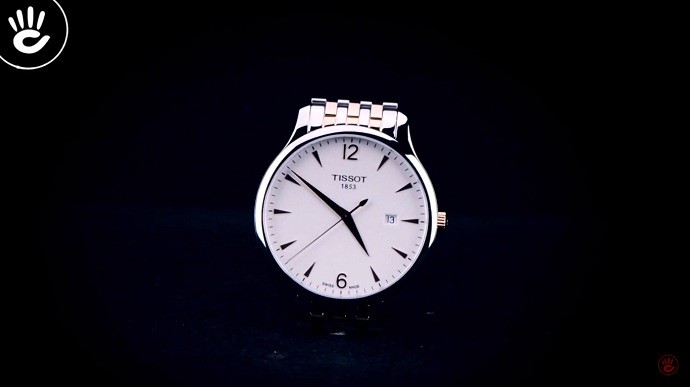 Review đồng hồ Tissot T063.610.22.037.01 dây kim loại demi - ảnh 1
