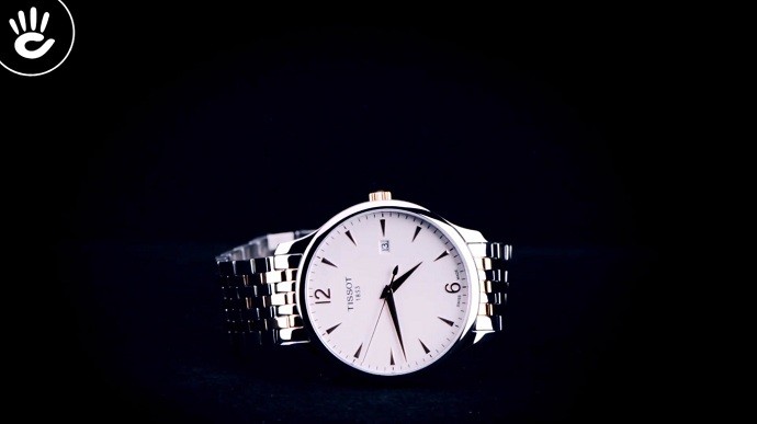 Review đồng hồ Tissot T063.610.22.037.01 dây kim loại demi - ảnh 4