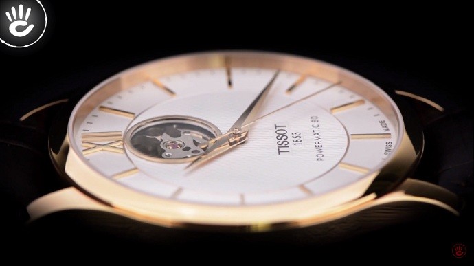 Review đồng hồ Tissot T063.907.36.038.00 lộ cơ ở bề mặt số - Ảnh 3