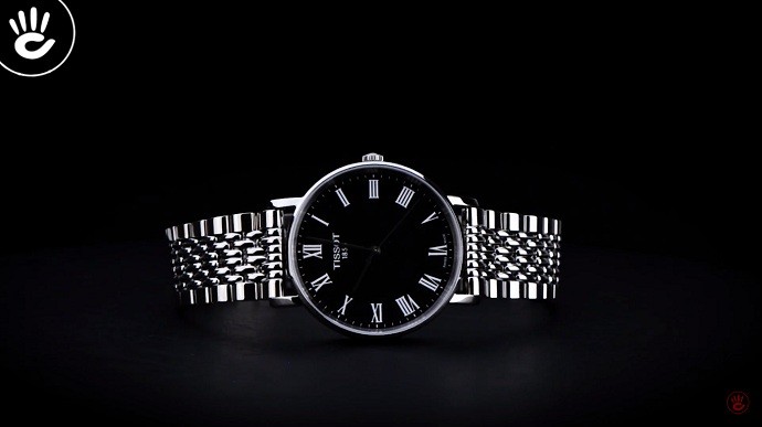 Tissot Everytime Medium T109.410.11.053.00 - Nam - Quartz (Pin) - Chống nước 3 ATM - Mặt số 38mm 8 Review đồng hồ Tissot T109.410.11.053.00 có dây đeo độc đáo - Ảnh 7