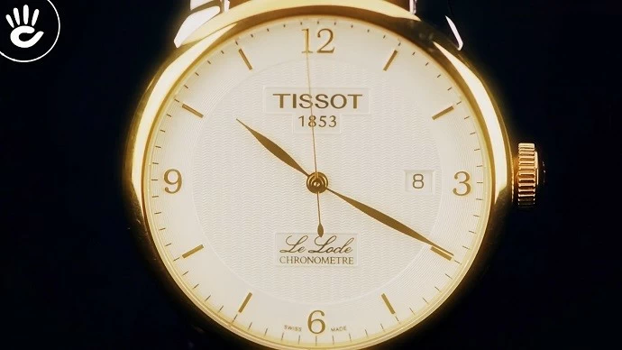 Tissot Le Locle Automatic Cosc T006.408.22.037.00 - Nam - Automatic (Tự Động) - Chống nước 3 ATM - Mặt số 39.3mm 3 Review đồng hồ Tissot T006.408.22.037.00 mạ vàng sang trọng-1