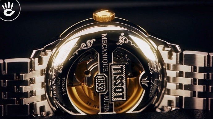 Tissot Le Locle Automatic Cosc T006.408.22.037.00 - Nam - Automatic (Tự Động) - Chống nước 3 ATM - Mặt số 39.3mm 5 Review đồng hồ Tissot T006.408.22.037.00 mạ vàng sang trọng-3