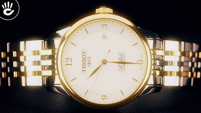 Tissot Le Locle Automatic Cosc T006.408.22.037.00 - Nam - Automatic (Tự Động) - Chống nước 3 ATM - Mặt số 39.3mm 6 Review đồng hồ Tissot T006.408.22.037.00 mạ vàng sang trọng-4
