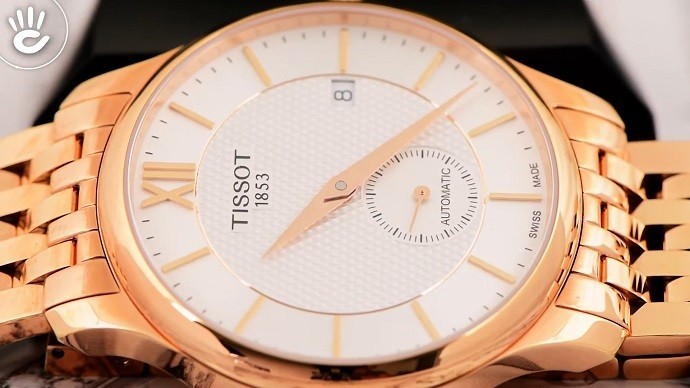 Tissot T063.428.33.038.00 5 Tissot T063.428.33.038.00, nghệ thuật Guilloche danh giá-3