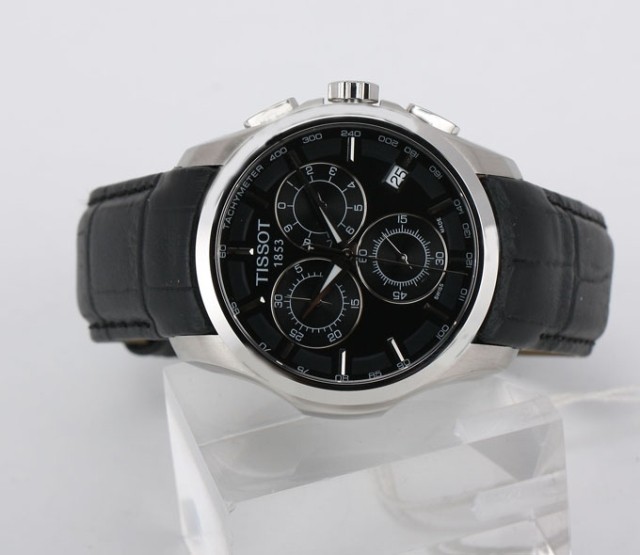 Review đồng hồ Tissot T035.617.16.051.00 với 3 mặt số phụ - hình 2