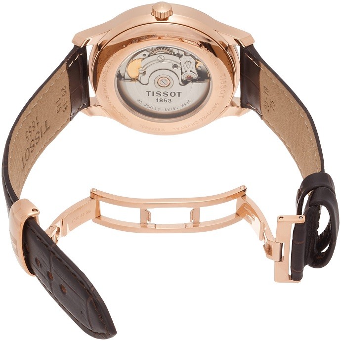 Review đồng hồ Tissot T063.428.36.068.00 dây da chính hãng-2
