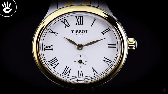 Tissot Bella Ora Piccola T103.110.22.033.00 - Nữ - Quartz (Pin) - Chống nước 3 ATM - Mặt số 27.2mm 2 Tissot T103.110.22.033.00 dành cho nữ có mặt số oval lạ mắt - Ảnh 1