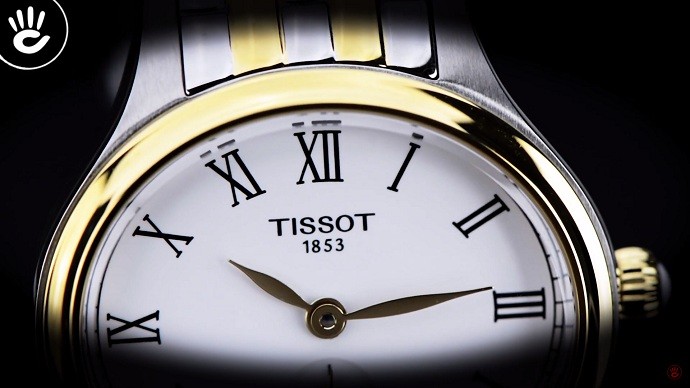 Tissot Bella Ora Piccola T103.110.22.033.00 - Nữ - Quartz (Pin) - Chống nước 3 ATM - Mặt số 27.2mm 3 Tissot T103.110.22.033.00 dành cho nữ có mặt số oval lạ mắt - Ảnh 2