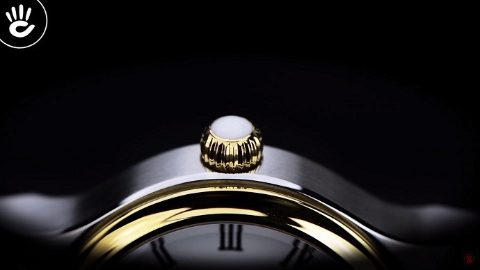 Tissot Bella Ora Piccola T103.110.22.033.00 - Nữ - Quartz (Pin) - Chống nước 3 ATM - Mặt số 27.2mm 9 Tissot T103.110.22.033.00 dành cho nữ có mặt số oval lạ mắt - Ảnh 9