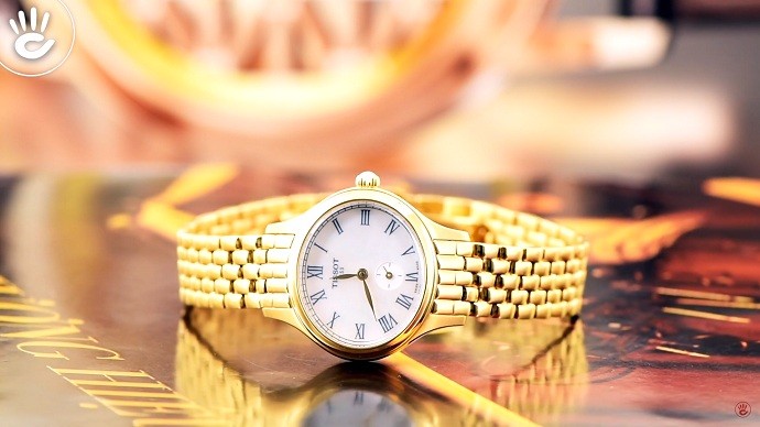 TISSOT T103.110.33.113.00 có mặt số xà cừ nhỏ dành cho phái nữ - Ảnh 1