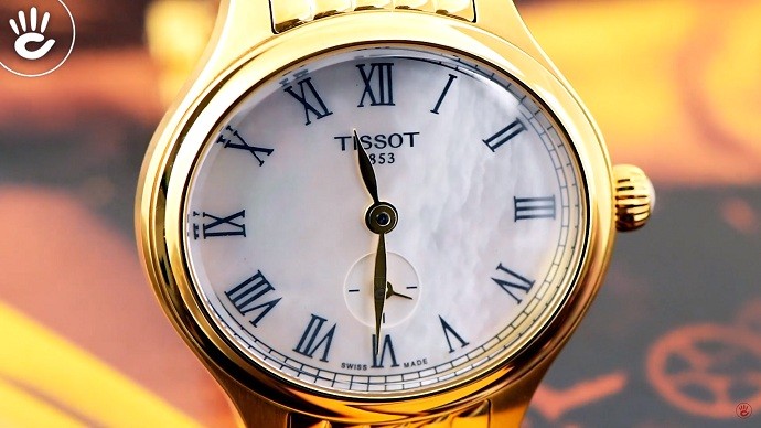 TISSOT T103.110.33.113.00 có mặt số xà cừ nhỏ dành cho phái nữ - Ảnh 2