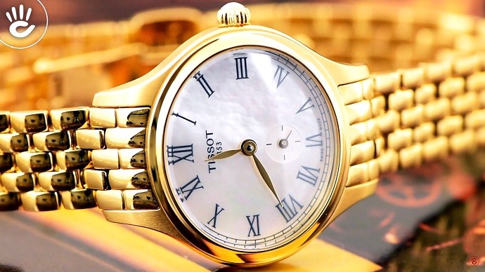 TISSOT T103.110.33.113.00 có mặt số xà cừ nhỏ dành cho phái nữ - Ảnh 3