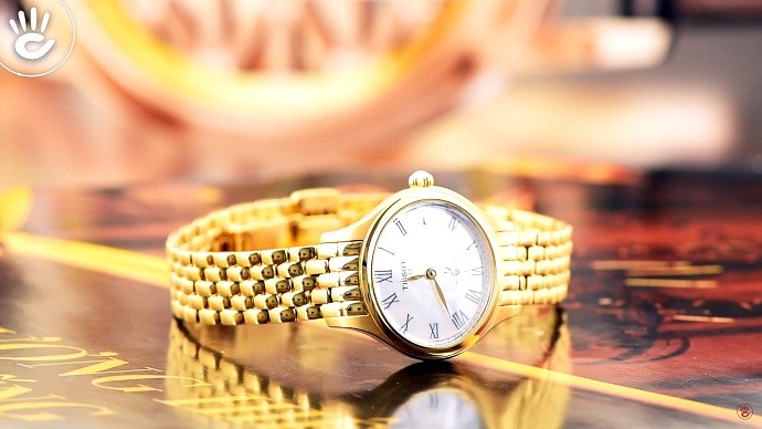TISSOT T103.110.33.113.00 có mặt số xà cừ nhỏ dành cho phái nữ - Ảnh 8