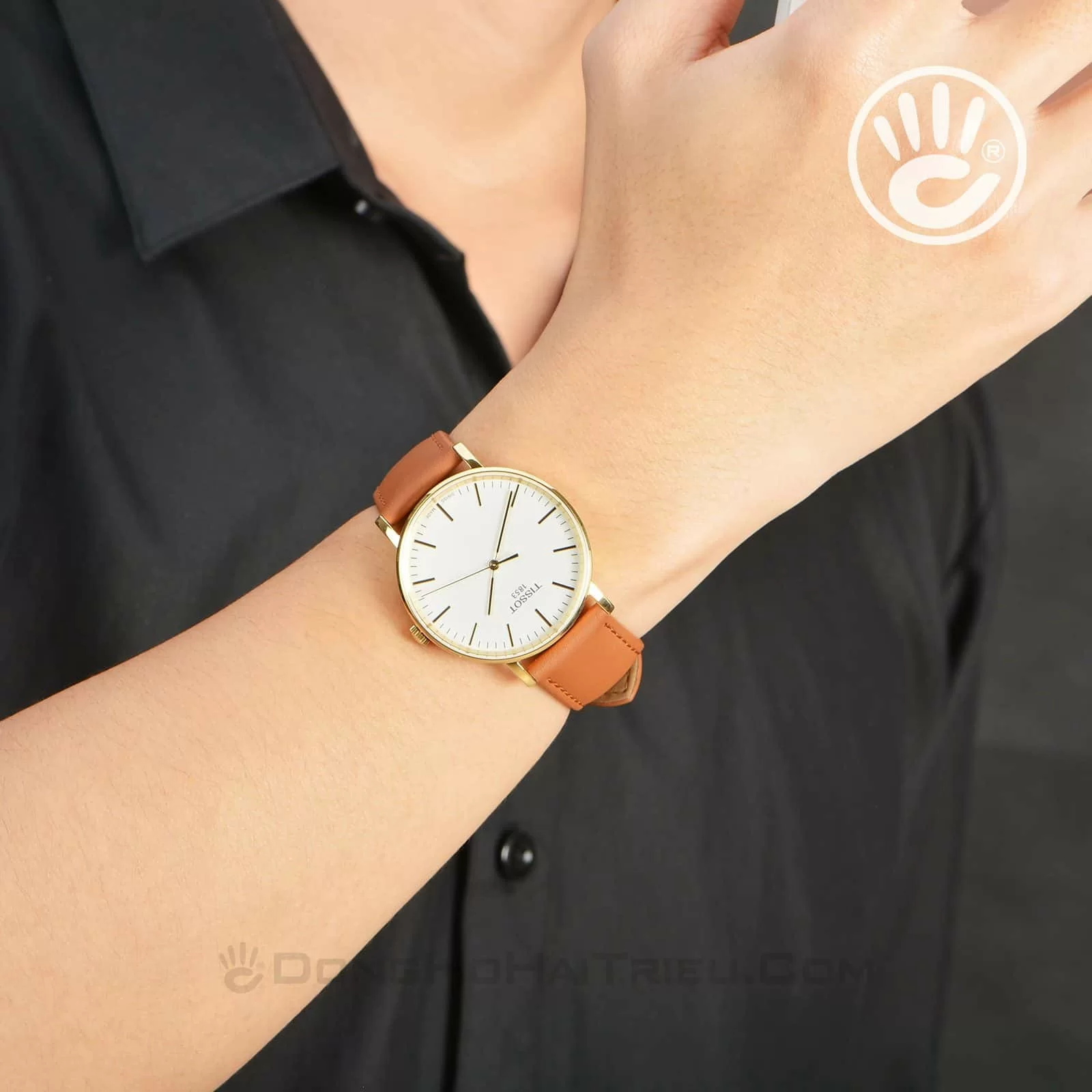 Review đồng hồ Tissot T109.410.36.031.00 máy Quartz dây da - hình 1