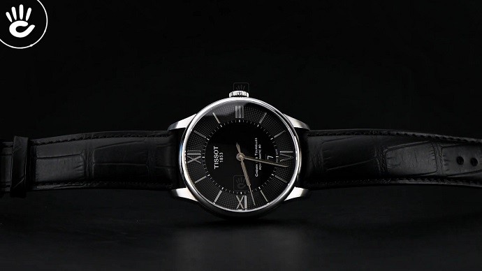 Tissot Chemin Des Tourelles T099.407.16.058.00 - Nam - Automatic (Tự Động) - Chống nước 5 ATM - Mặt số 42mm 7 Review đồng hồ Tissot T099.407.16.058.00 dây da chính hãng-4