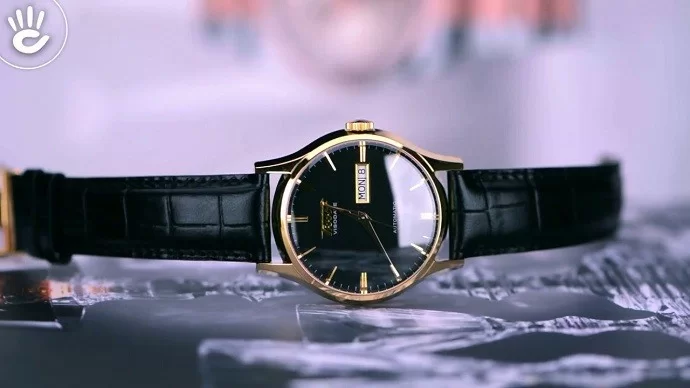 Review đồng hồ Tissot T019.430.36.051.01 dây da automatic - Ảnh 3