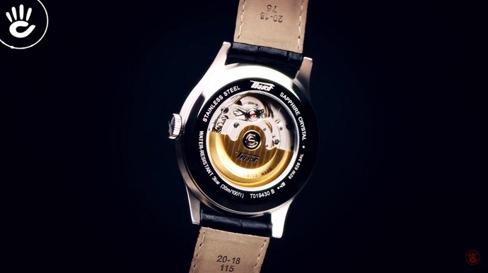 Review đồng hồ Tissot T019.430.36.051.01 dây da automatic - Ảnh 4