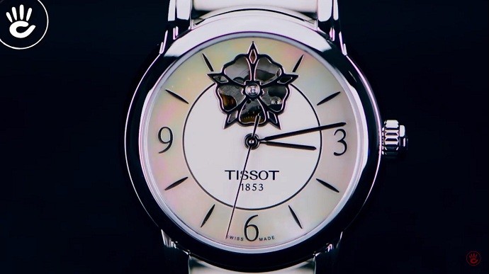 Tissot Lady Heart Powermatic 80 T050.207.17.117.04 - Nữ - Automatic (Tự Động) - Chống nước 3 ATM - Mặt số 35mm - Open heart 7 Review đồng hồ Tissot T050.207.17.117.04 mặt số open heart - Ảnh 1