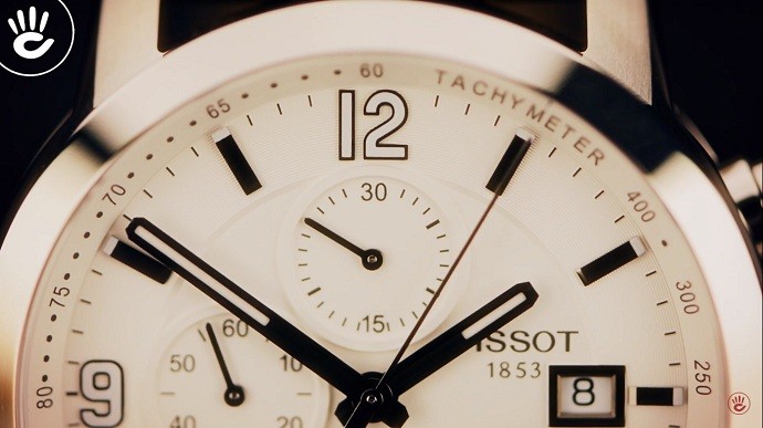 TISSOT T055.427.16.017.00 4 Tissot T055.427.16.017.00 có chronograph ở bộ mặt - Ảnh 1