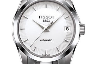 Tissot Couturier T035.210.11.016.00 - Nữ - Quartz (Pin) - Chống nước 10 ATM - Mặt số 32mm 3 Review đồng hồ nữ Tissot T035.210.11.016.00 chịu nước 10ATM - hình 1