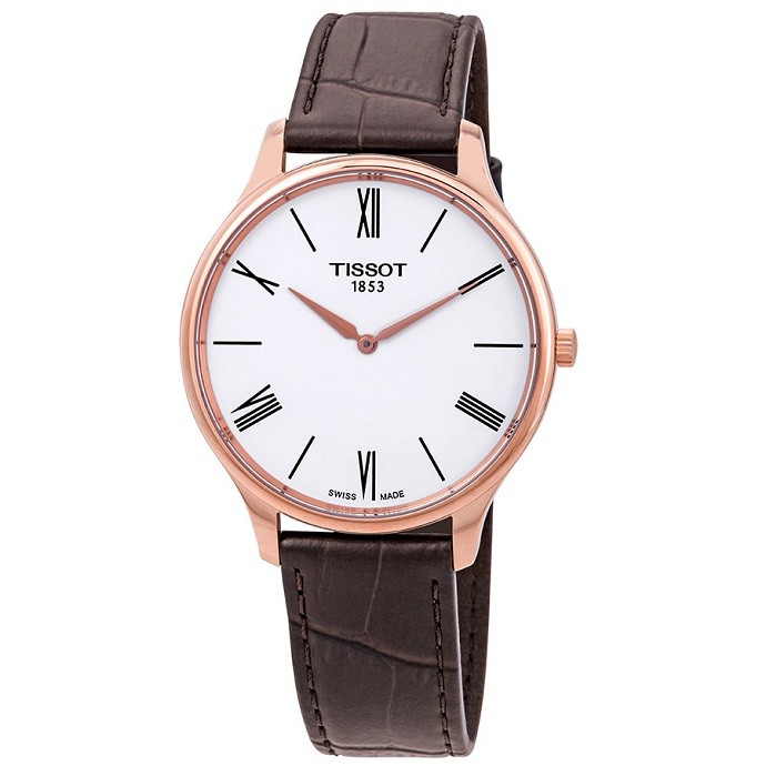 Review đồng hồ Tissot T063.409.36.018.00 có độ mỏng là 5,2mm - Ảnh 3