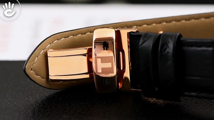 Tissot Tradition Automatic T063.428.36.038.00 - Nam - Automatic (Tự Động) - Chống nước 3 ATM - Mặt số 40mm - Small Second 4 Review đồng hồ Tissot T063.428.36.038.00: họa tiết guilloche-2