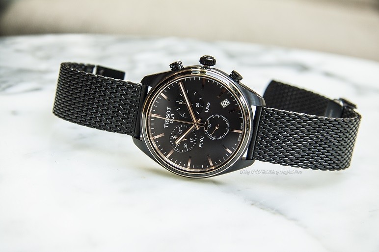 Bùng nổ cơn sốt đồng hồ nam dây kim loại đen hãng Tissot - Hình 6