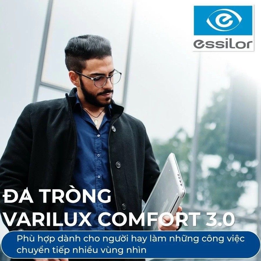 Chiết suất tròng kính là gì? Giá các loại tròng tốt nên chọn 7 Tròng kính Essilor 1.67 Varilux Comfort 3.0