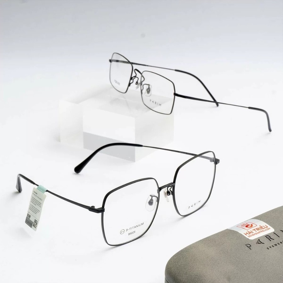Cách chọn kính gọng vuông bản to hợp mặt đẹp cho nam, nữ 12 Mẫu kính Parim Unisex 85025 chính hãng