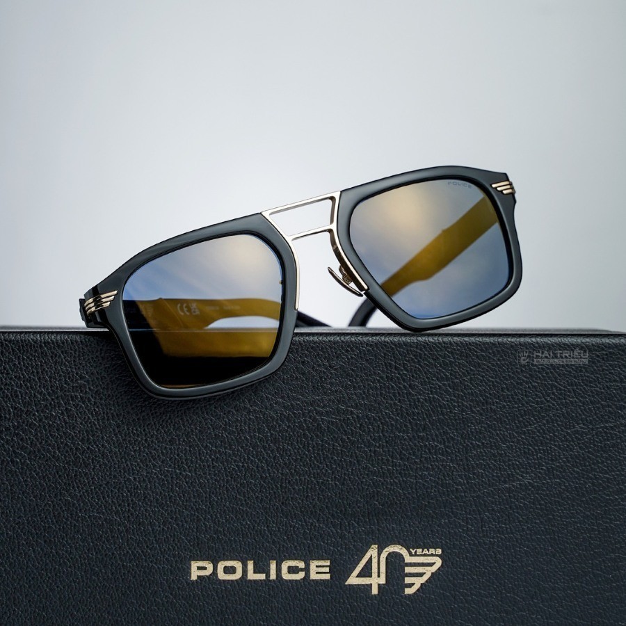 Cách chọn kính gọng vuông bản to hợp mặt đẹp cho nam, nữ 6 Kính Police Edition Limited 40 phiên bản giới hạn