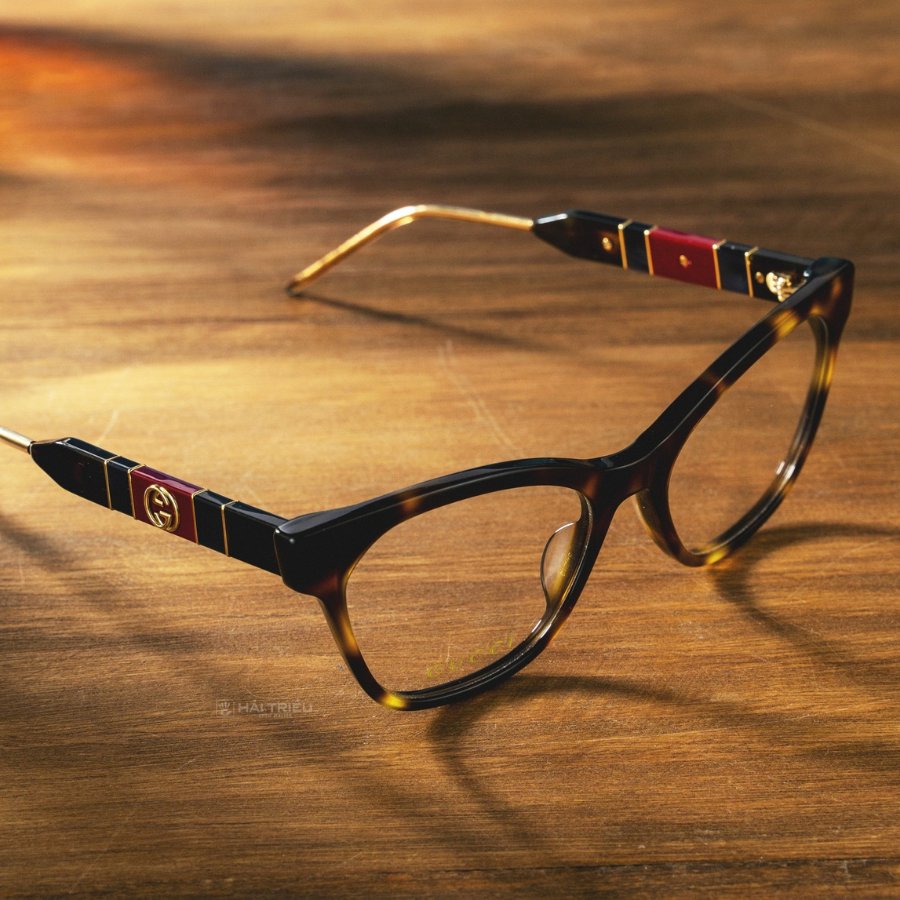Kính mắt mèo hợp với khuôn mặt nào? Kinh nghiệm chọn, nơi mua 10 Kính mắt mèo Gucci Ladies Tortoise Cat