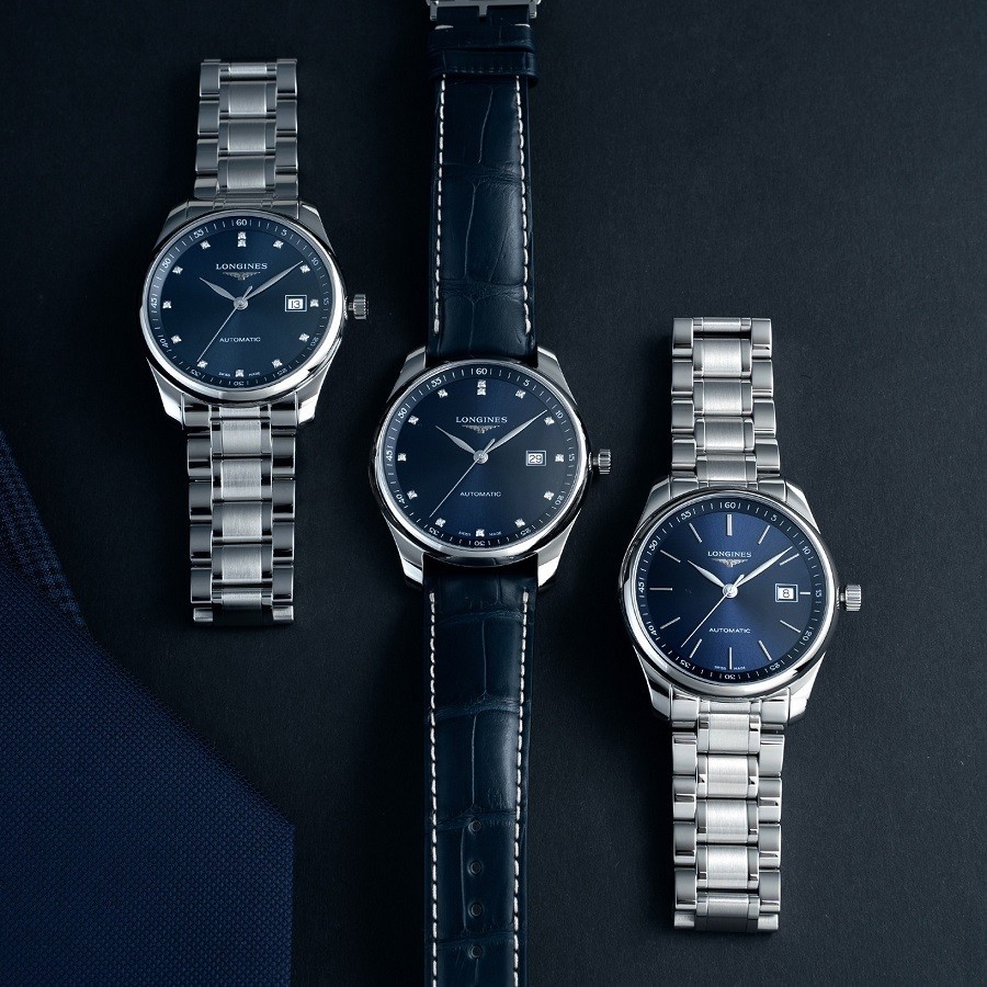 Đồng hồ đính đá nam - Longines Master